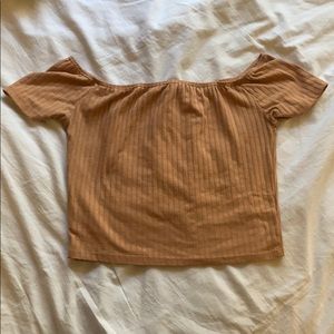 off the shoulder crop